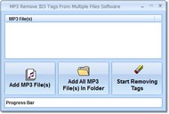 MP3 Remove ID3 Tags From Multiple Files Software screenshot